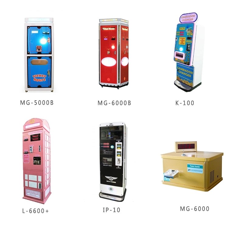 Game Center Coin Atm Exchange Machine / Coin Token Vending Game Machine