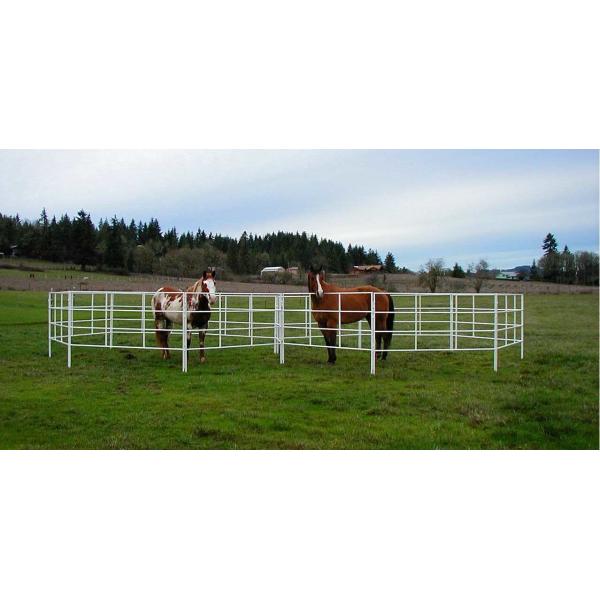 Galvanized Steel Metal Farm Gate Powder Coated Livestock Horse Corral Fencing