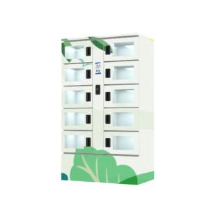 Buy cheap Winnsen Touch Screen Refrigerated Locker Smart Cabinet Transparent Display product