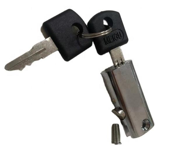 Quality Zinc Plated File Cabinet Cylinder Lock Silver Push Button Cam Lock for sale