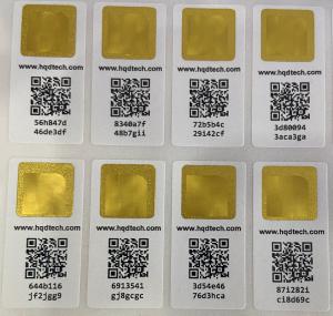 Buy cheap Custom Logo Display Qr Code Hologram Sticker Label for Removable Applications product