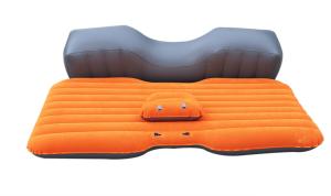 China PVC Flocking Ultralight Camping Inflatable Sleeping Pad 143X87X35cm on sale