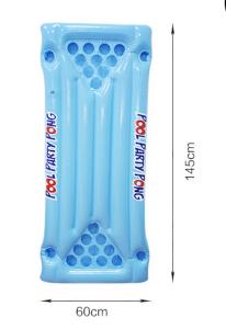 China Swimming Pool Party Pvc Large Inflatable Pool Float Custom Plastic Tray Beer Pong ,Customized summer party drink on sale