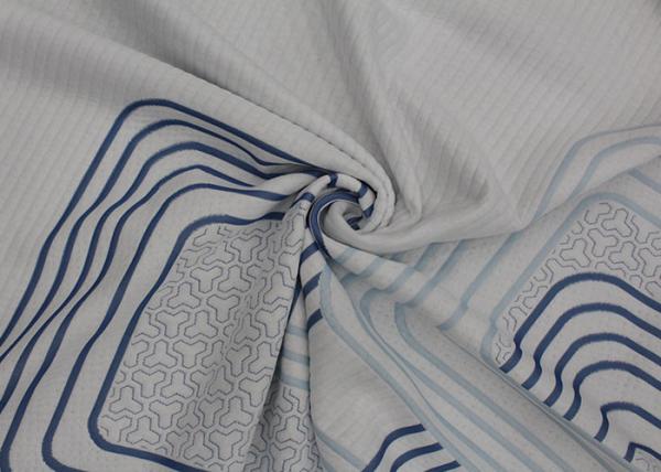 Quality Geometric Printing Jacquard Latex Mattress Fabric Air Layer for sale