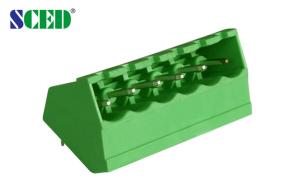 Buy cheap 300V 18A Male Plug-in Terminal Blocks / Pitch 5.08mm PCB Terminal Block Connectors product