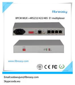 Buy cheap G.703 voice mux E1 PCM 8 lines telephone extender PCM MUX e1 multiplexer product