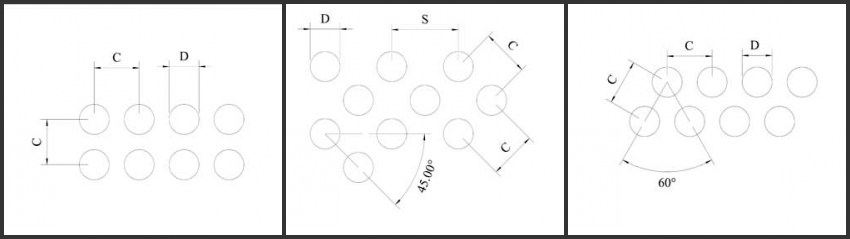 Standard Round Hole Perforated Metal (Real Size)