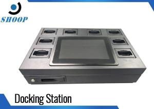 China 8 Units Police Body Camera Docking Station With HDD LCD Screen on sale