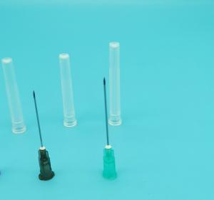 Blue Green Disposable Hypodermic Needles Sterile Out Diameter 0.36mm 28G
