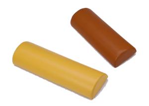 China Promotional Camping Memory Foam Foot Pillow Rest Half Cylinder Design on sale