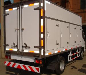 Composite Truck body type--FRP+PU+FRP Composite sandwich panel for Ice cream truck body