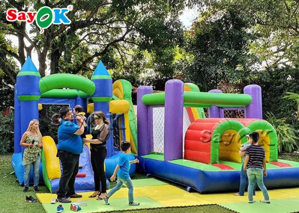 Quality Durable Big Folding Inflatable Camo Bouncer For Amusement Park SGS CE for sale