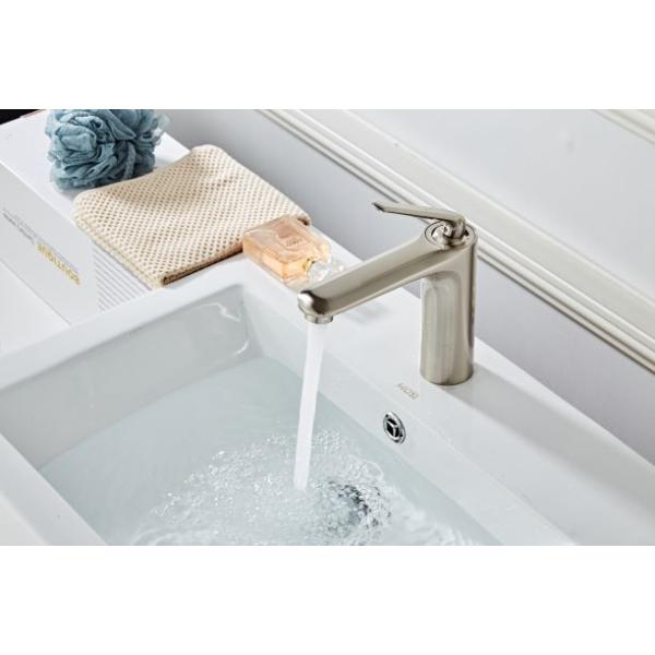 Antibacterial Antifouling 314SUS Countertop Basin Faucet