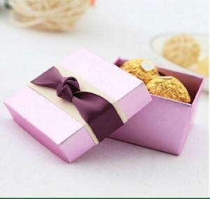 China Folding Rigid Chocolate Boxes Retail Packaging Gift Boxes Fancy Paper on sale