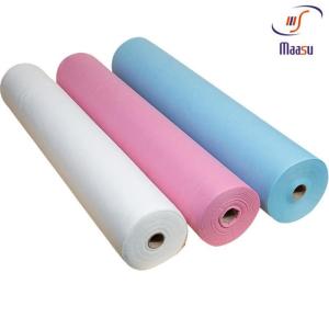 China Hospital Surgical Colorful PP Non Woven Fabric Roll 10gsm on sale