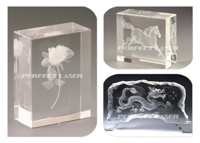 3D Laser Engraved Crystal Cube Color Machine For 3D Laser Engraving Glass Block Durable Laser Block Engraving Machine