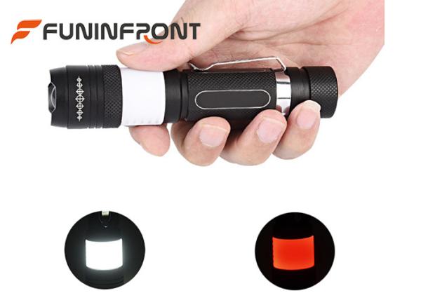 Quality USB Direct Charge Zoom LED Flashlight CREE XM-L T6 LED with 6 Light Modes for sale
