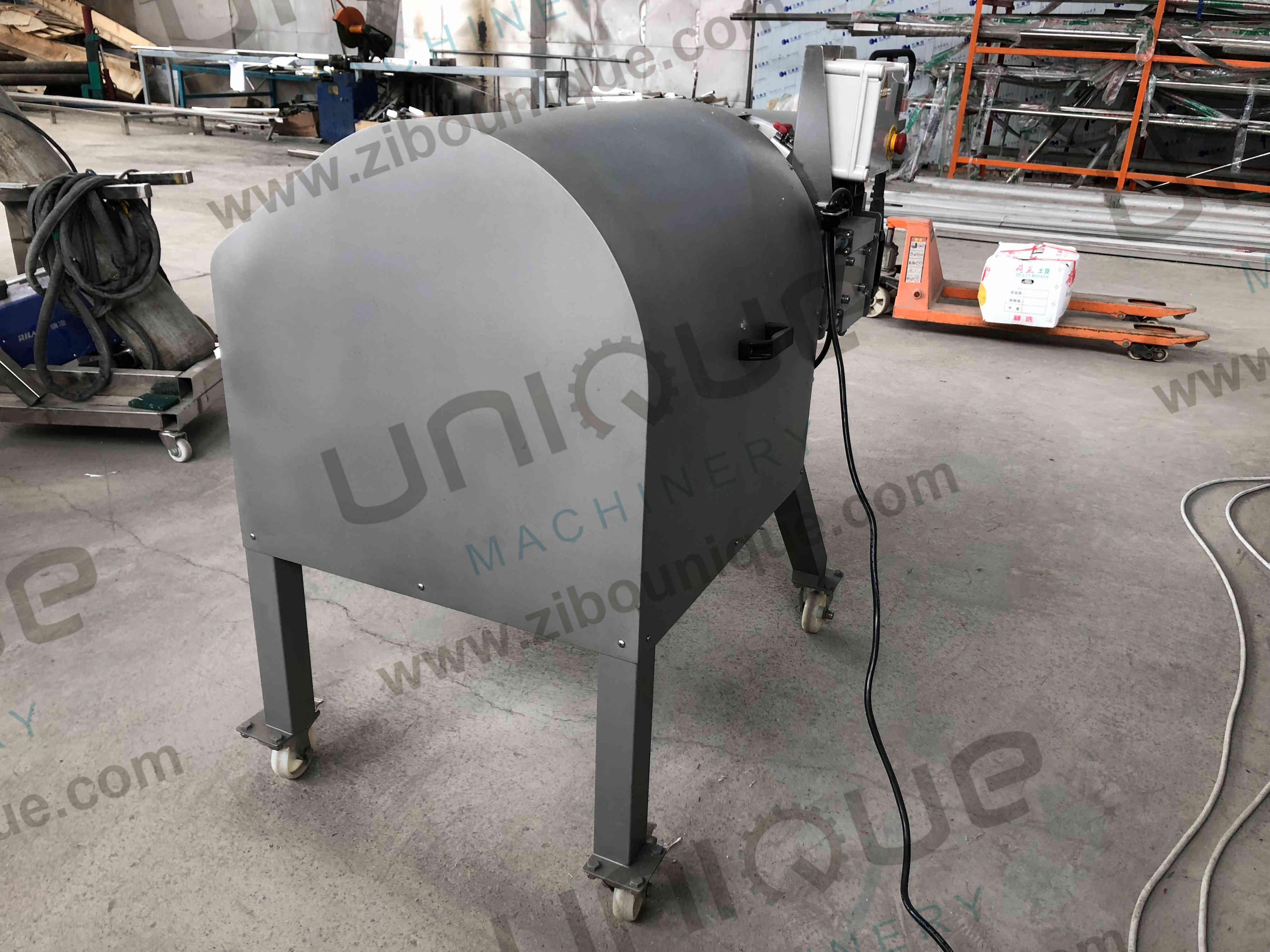 Compact dicing cube cutting machine for fruit and vegetables potato carrot beet onion