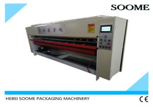 Thin Blade Slitter Scorer Corrugated Cardboard Slitting Machine Computerized