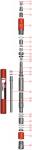 Open Pit Mine Reverse Circulation Hammer Halco RC400 Metzke 4 Inch Thread