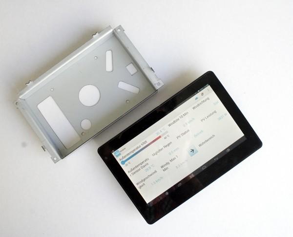 Android Flush Mount Touch Panel With Serial Port GPIO For Security & Access