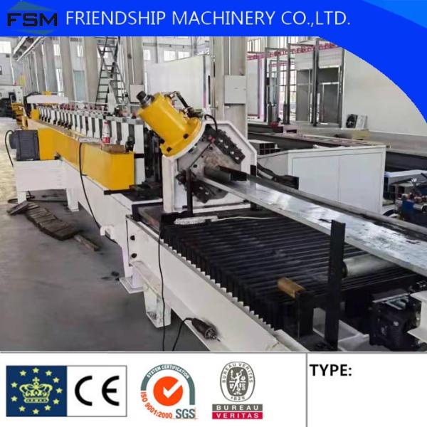 Vertical Storage Rack Roll Forming Machine Used To Making Heavy Duty Storage Racking Systems With 110 ton punching Pres