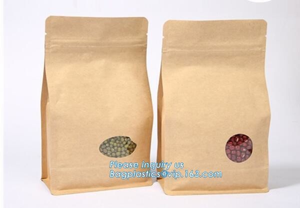 Custom Printing Recycled Brown Kraft Paper Bags,Custom Printed Factory Glassine Paper Bread Small Brown Bag, bagease