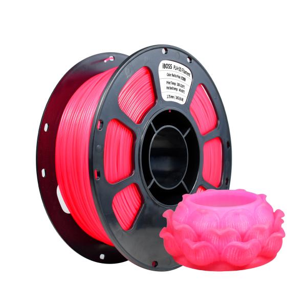 Quality Temperature Color Change PLA+ Filament Red to Pink 1.75mm 1KG 3D Printer Filament Color Changing  FDM 3D Printing Material for sale