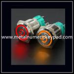 IP66 RoHS Waterproof Keyboard Button LED Illuminated Metal Button