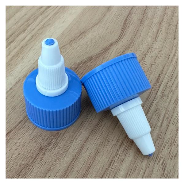 Quality Convenient 24/410 Twist Top Cap for Liqui Bottle in Blue Color for sale