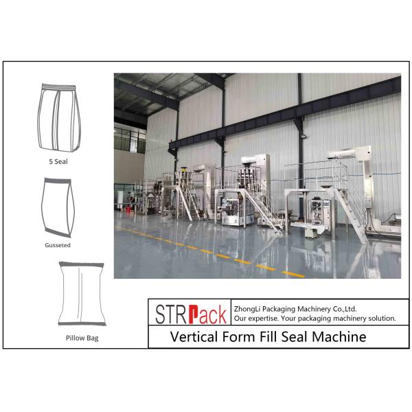 High Efficiency Powder Packing Machine With Auger Filling Machine 30 - 80 Bags / Min Speed