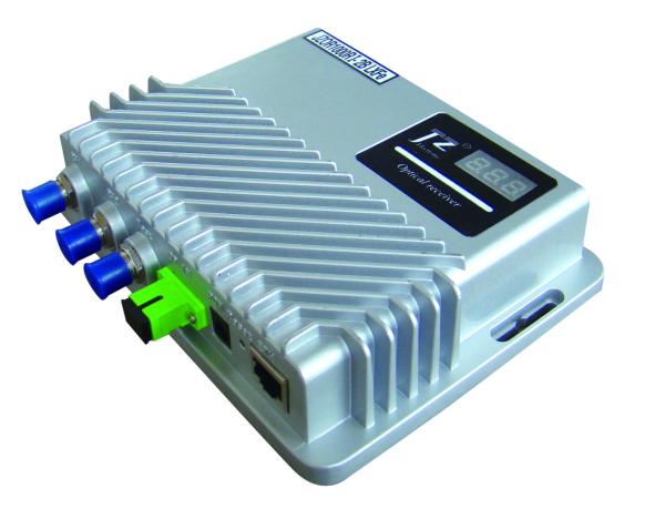 Quality Fiber Optic Device HFC Line FTTB Optical Node Two Way 104dBuV Optical Receiver With AGC for sale