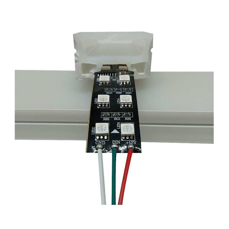 12v Digital 12v Strip Led Rigid Bar Strips SMD5050 120led/m addressable pixel rigid strip 5050