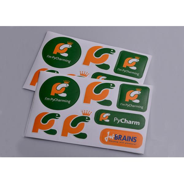 Custom printed matt lamination kisscut design adhesive paper die cut stickers