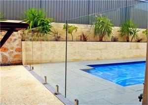 Round Friction Frameless Glass Pool Fencing Spigots With Simple And Elegant