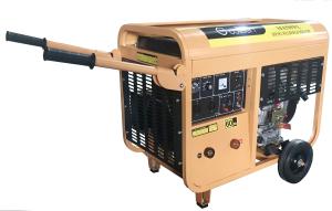 China Electric Start Diesel Welder Generator 50 - 180A Welding Current Diesel Engine on sale