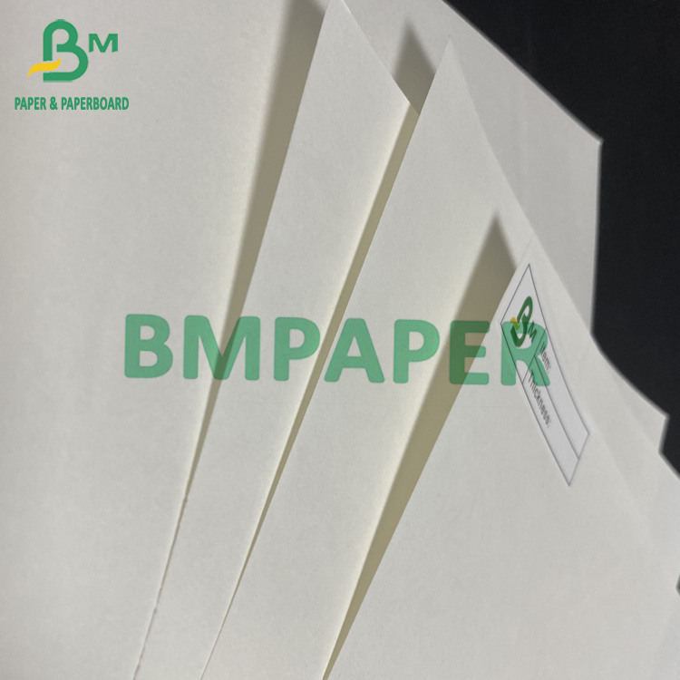 70gsm 80gsm 90gsm White Bleached Kraft Paper High Expansible Custom Sheet Size 30cm - 250cm