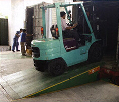Efficiently Load Unload Hydraulic Dock Leveler For Loading Docks