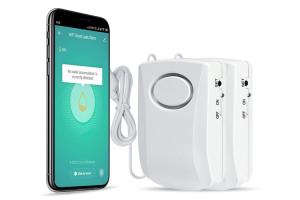 China ABS Smart Water Sensor Alarm Wireless 115G For Kitchen Bathroom on sale