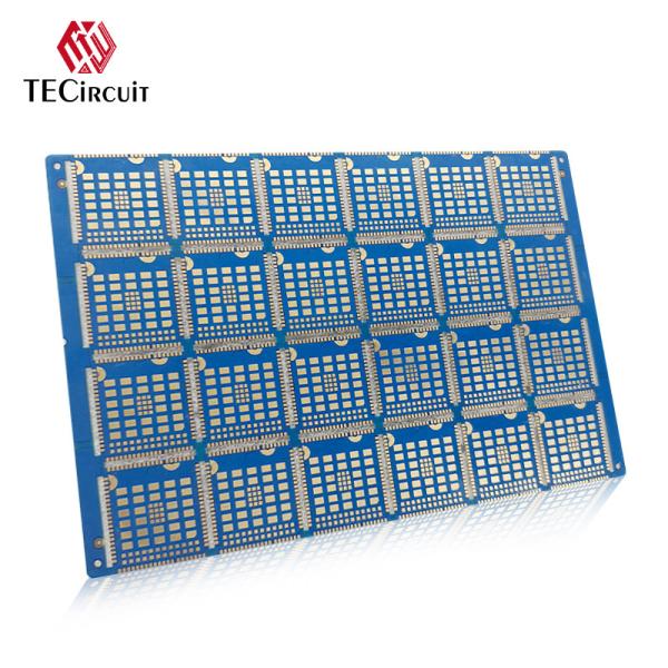 FR4 RIGID PCB Four Side 6 Layer PCB Board Half Cut Slot Immersion Gold 2u