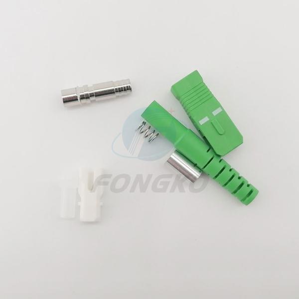 Fiber Optic Connector SC APC 3.0mm SM SX Connector Parts Fiber Optic Connector Kit