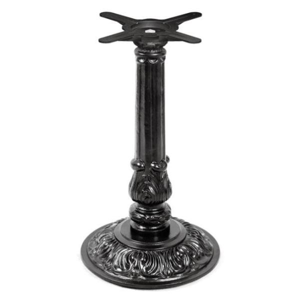 Vintage Table base Sturdy Round Table leg Ornamental Table leg Cast Iron Powder Coat