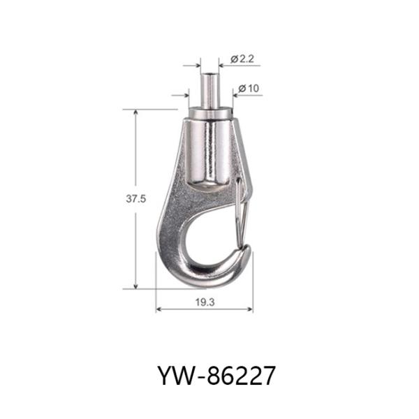 Plating Customization Tool-Free Wire Gripper Crab Claws Spring Hook For Heavy Equipment