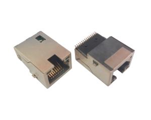 China Female SMT Low Profile RJ45 Jack RJ45 SMT Connector -40-70 Degree Working Temperature on sale