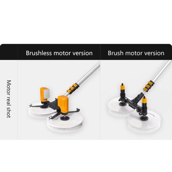 Double Head Solar Panel Cleaning Brush Telescopic Solar Panel Cleaning Brush