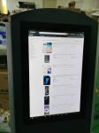 Floor Standing Capacitive Touch Screen Kiosk 12.1'' THERMAL Printer For Order