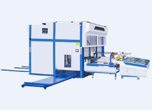 China Auto Flip Flop Pallet Stacker Machine For Corrugated Cardboard on sale
