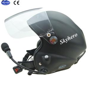 Buy cheap New colour Matt black Noise cancel paramotor helmet with goprobase professional factory product