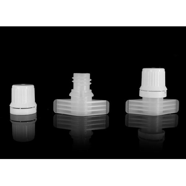 9.6mm / 10mm Non Spill Plastic Spout Caps For Sauce Jams Flexible Spout Bags Package