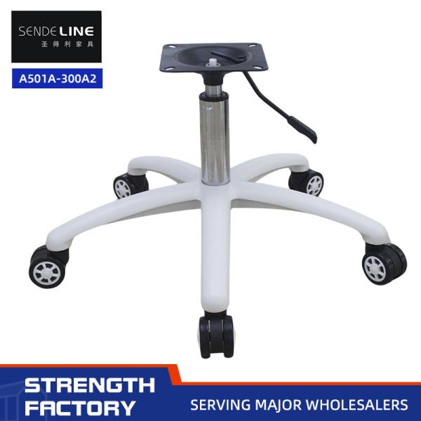 Quality rotary lifting Office Chair Metal Base Lifting Mechanism 60mm Wheels Dia 600mm for sale